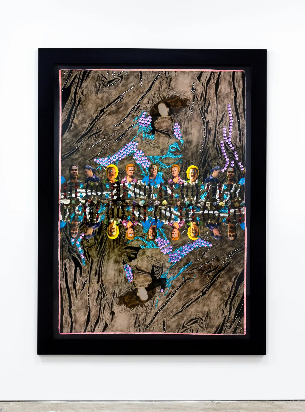 <em>Man/Boy’s Mantle Piece</em>, textile work, 2009. Residue from <em>Perception is Wild</em>.